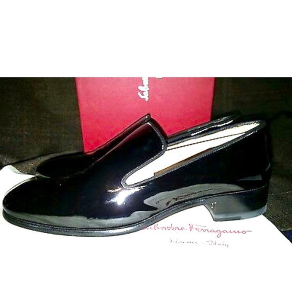 Ferragamo 🛑HOLD🛑Patent Leather Loafers Flats 8 Shoes - Picture 6 of 6